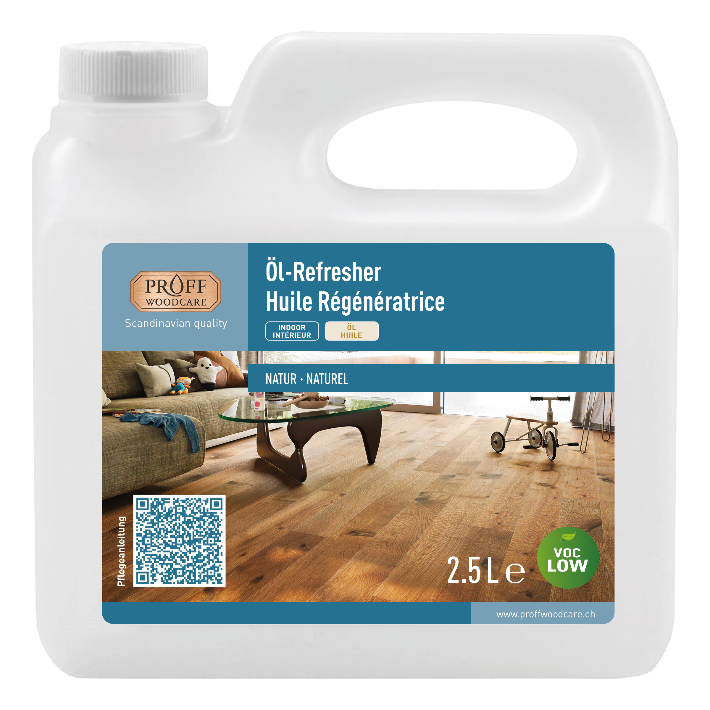 Öl-Refresher - Pflege von Holzböden