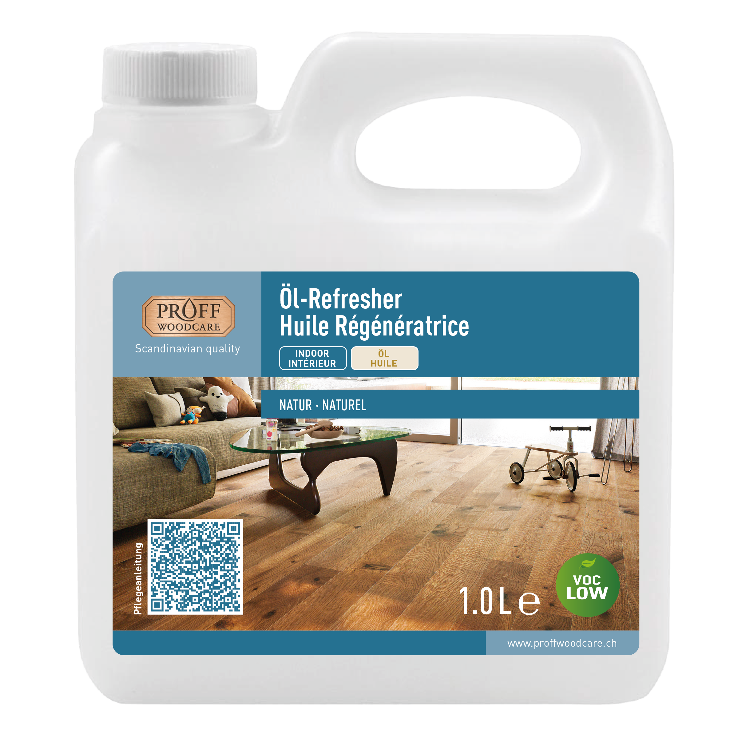 Öl-Refresher - Pflege von Holzböden 